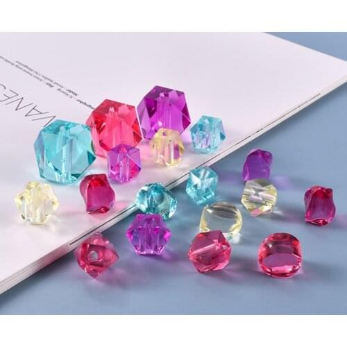 Crystal Epoxy Resin Mold Section Arc Diamond Beads Silicone Mould DIY Craft Tool N84D