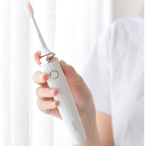 Urallife Mini Portable Electric Toothbrush 3 Brushing Mode Wireless Inductive Charging IPX7 Waterproof For Traveling Home Gifts