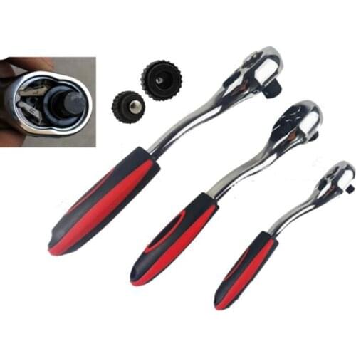 Key Ratchet High Torque Ratchet Wrench For Socket 72 Teeth Cr-V Quick Release Square Head Spanner Socket Drive spanners Hand Too