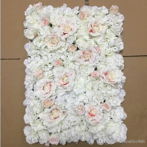 Creative wedding stage props Silk rose tracery wall encryption floral background artificial flowers FREE SHIPPING