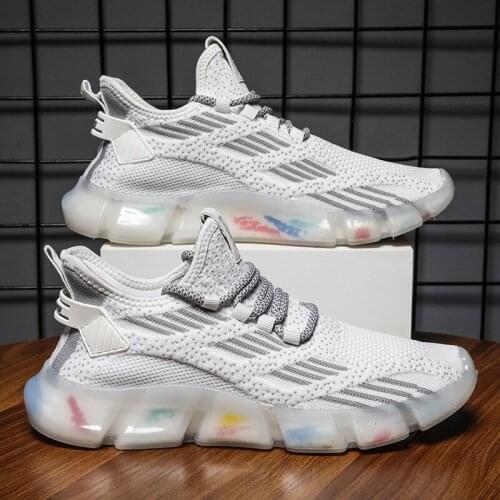 Trend Men Casual Sports Shoes Mesh Breathable Mens Sneakers Spring Autumn Comfortable Sports Running Shoes Lightweight Trainers