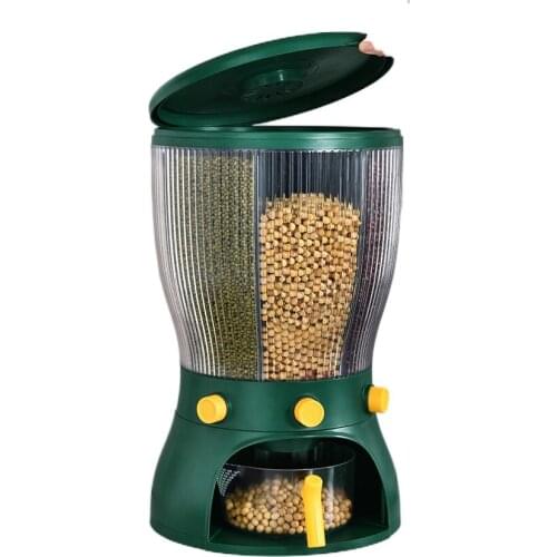 Kitchen Supplies Cereals Storage Box Millet Rice Bucket Compartment Sealed Storage Tank Insect-Proof