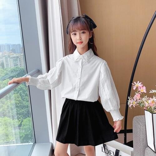 White Blouses For Girls LucaLucky China