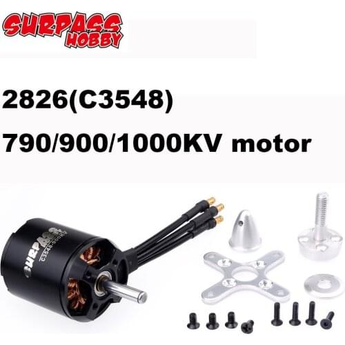 SURPASS HOBBY motor C3548 Brushless Motor 2826(3548) 1000KV 1350KV 1900KV for Airpalne Aircraft Multicopter RC Plane Helicopter