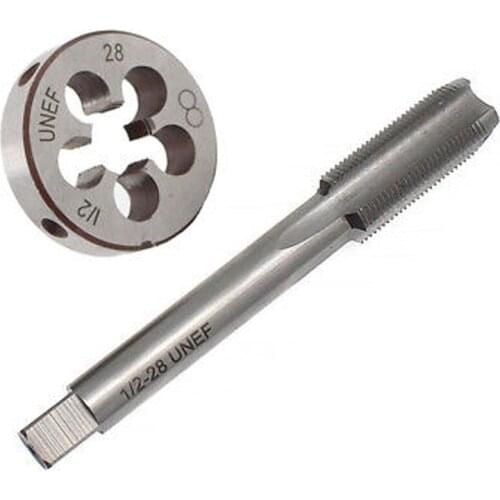 1/2\\\"-28 Gunsmithings Tap And Die Set 22LR 223 5.56 9mm Right Hand Thread Kit