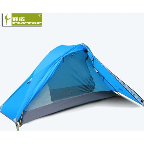 Tent Camping Outdoor Single Tent Double-Layer Rainproof Windproof Lightweight Camping Tent Ultra-Light Glamping Tents