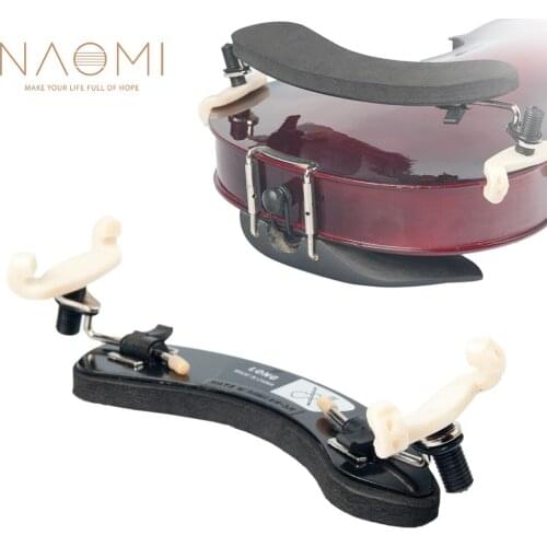 NAOMI Violin Shoulder Rest Support Holder 3/4 4/4 Violin Shoulder Rest Chin Rest Violin Parts Accessories New