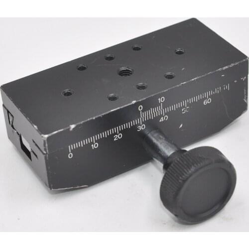 LS-912 CHUO manual optical platform 40 * 90mm dovetail groove displacement fine adjustment slide aluminum alloy