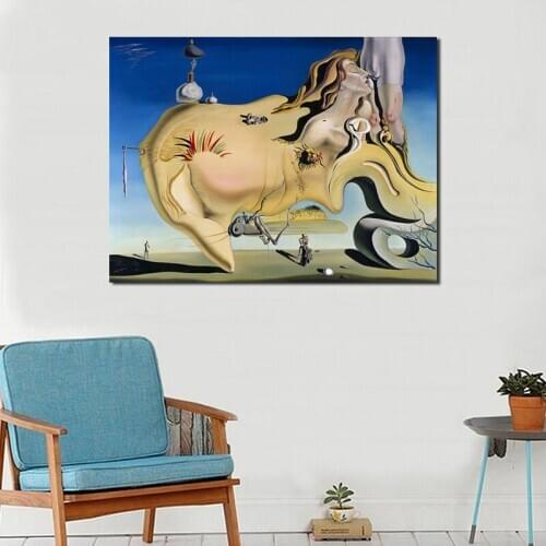 Salvadoer Dalies Surrealism Art Oil Painting Canvas Posters Prints Wall Decorative Picture Modern Home Decoration Framework HD