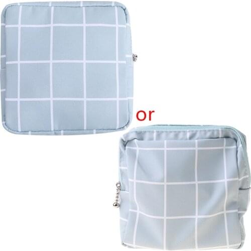 H7JC Women Girls Cute Sanitary Napkin Towel Pads Storage Bag Purse Holder Organizer