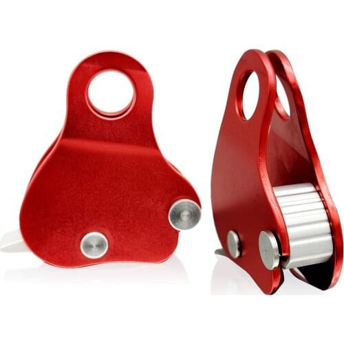 Blue, Red Professional Climbing Equipment Rope Climbing Accessories Carabiner Aluminum Safety Lock Outdoor Ascend Mountaineering