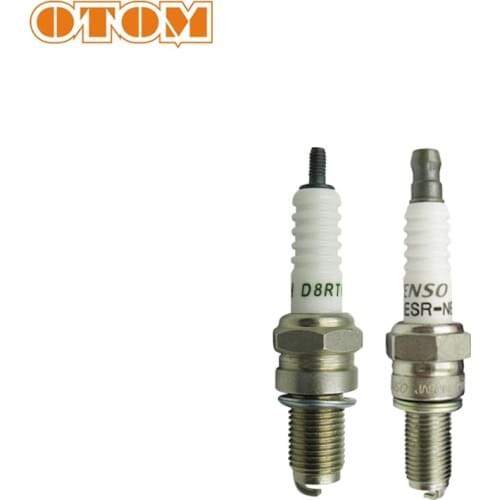 OTOM NC250 NC450 Parts Spark Plug Glow Plug For ZONGSHEN Engine NC RX3 ZS177MM Motor KAYO K6 T6 Motoland Megeli Asiawing Xmoto