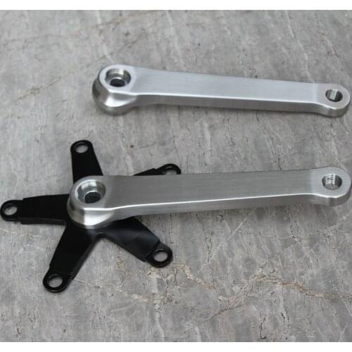 New designed titanium solid cranks, XACD titanium solid rod cranks, Most strength titanium solid lot bike cranks
