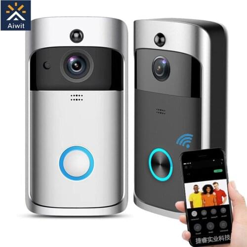 2021 HD Video Doorbell Wifi Smart Home Tuya App Phone Call Audio Intercom Wireless Doorbell Camera smart life smart home