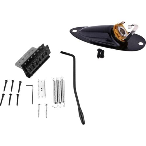 1 Set Guitar Single Shake Bridge with Boat Shape Socket for ST Electric Guitar