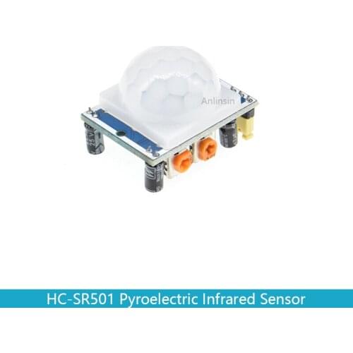 1pcs HC-SR501 Adjust IR Pyroelectric Infrared PIR module Motion Sensor Detector Module for arduino