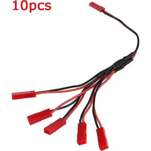10pcs * 5 in 1 JST Connector Battery Charging Connecting Cable for WLtoys V636 V686 JJRC H12C V686G U815A U818A RC Quadcopter