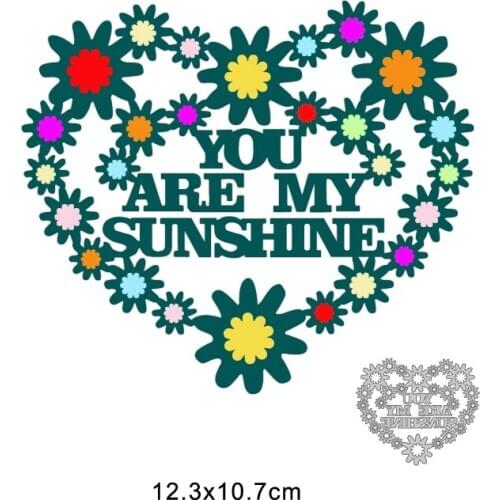 2020 New Metal Cutting Dies For DIY Scrapbooking 3D flower heart Circle Nesting Frame Album Decorative Embossing Craft Dies Cut