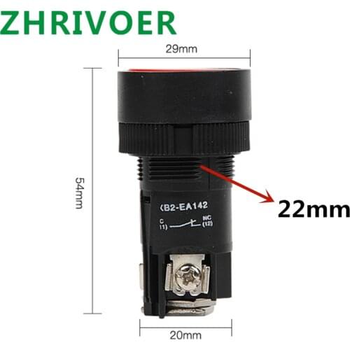 22mm XB2-EA131 EA142 EA135 EA145 EA155 EA121 self-reset button switch plastic button switch power supply button switch