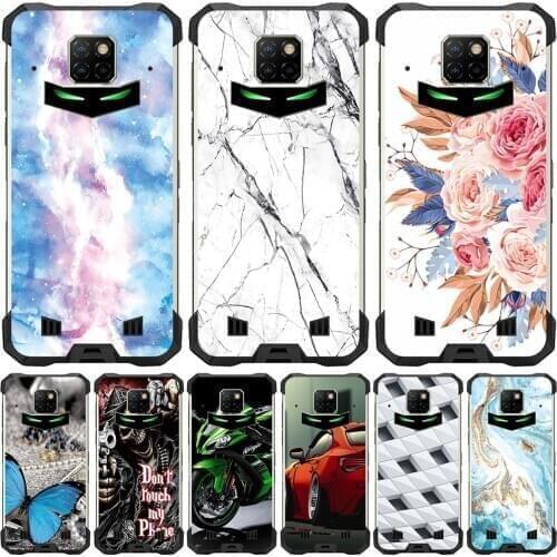 Phone Bags & Cases For Doogee S88 Plus 2021 6.3 inch Case Cover Fashion marble Inkjet Painted Shell Bag
