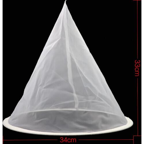 Bee Honey Flow Filter Mesh Nylon Cone-shape Beekeeping Strainer Fiber Bee Net Purifier Beekeeper Beehive Tools Bees Equipment