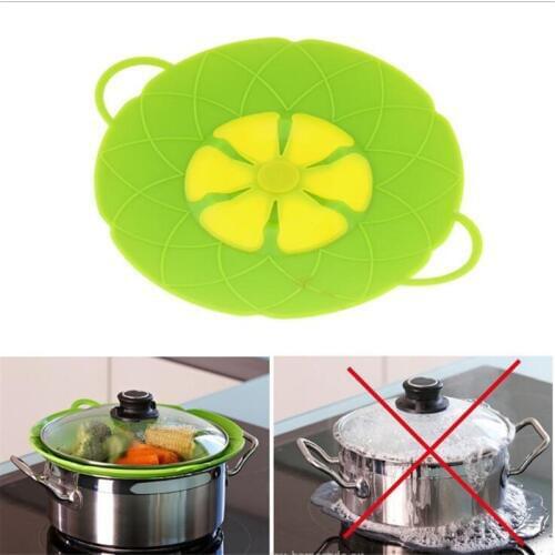 Cooking Tools Flower Silicone lid Spill Stopper Silicone Cover Lid For Pan 10.2" spill stop Boil Over Safeguard as seen on tv 10