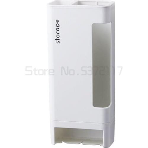 Garbage bag storage box artifact plastic bag collector wall mounted kitchen extraction type non punching finishing box