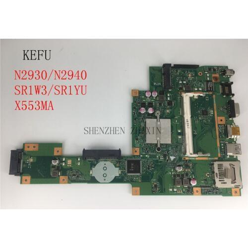 For ASUS A553M X503M F503M X553MA Laptop motherboard N2930/N2940 CPU X553MA REV.2.0 Mainboard test good