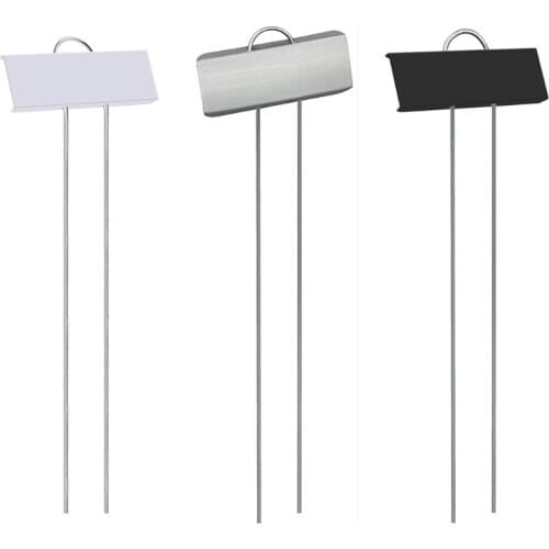 Metal Plant Labels Weatherproof Garden Markers Reusable Nursery Tags for Vegetables Herb Flower Greenhouse