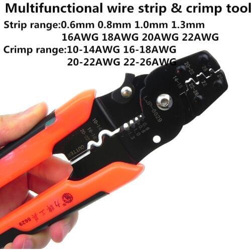 Multifuction Hand Tool Cable Wire Stripper Cutter Crimper Multitool Wire Stripper Cutter Crimper Plier Wire Crimping Tool