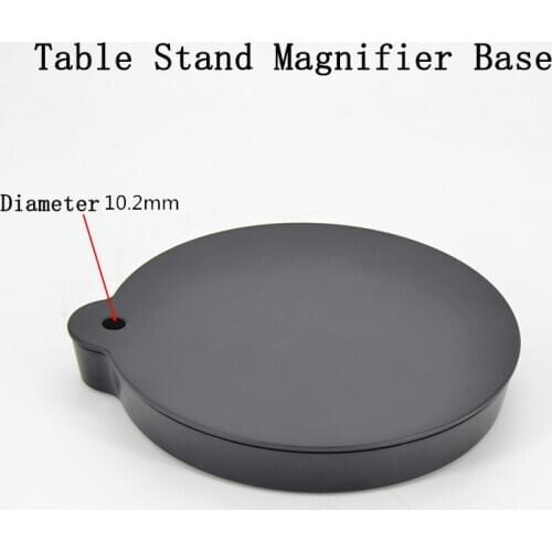 Table Stand Magnifier Base Large Magnifying Glass Accessories Counterweight Mount Base Desk Lamp Counterweight Pedestal