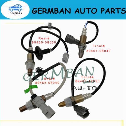 100% New Lambda 4*Up&Downstream O2 Oxygen Sensor 89467-48050 89467-08040 89465-08040 89465-08030 For Toyota Sienna 2004-06 3.3L