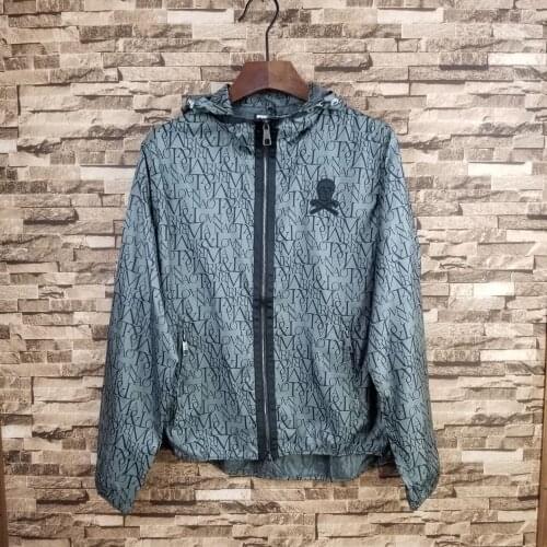 2021 New Mens Golf Print Jacket Thin Sunscreen Windbreaker
