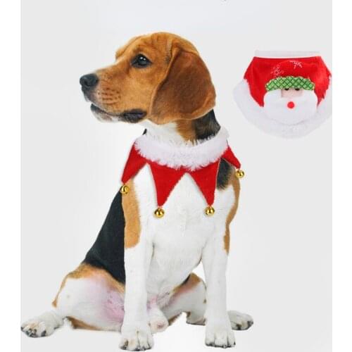 Cute Dog chrismas Scarf Summer Printed Pet collor Bib For Small Medium Dogs Cotton Washable Cats Dogs Cats Plaid Collar Plaid