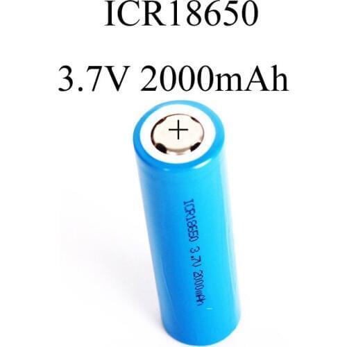 SORAVESS 3.7V ICR18650 Rechargeable Battery 2000mAh li-ion lithium cell Batteries For Electric Bicycle Lap Top Powerbank