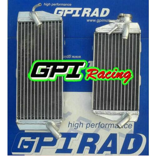 R&L for KAWASAKI KXF450 KXF 450 KX450F KX 450 F 2006 2007 06 07 Aluminum radiator