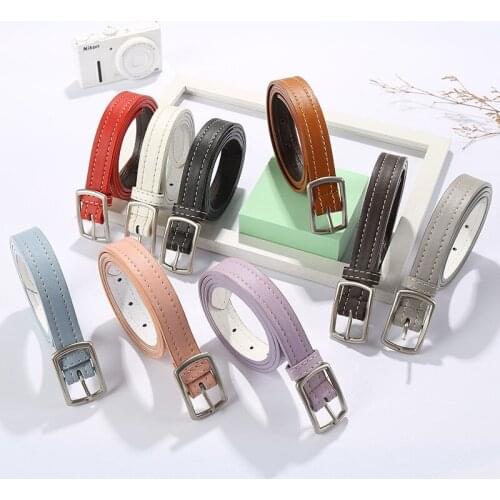 9 Colors Optional Ladies Belt Belts Brand Ladies Belt Belts Fashion Adjustable Belt Dress Jeans Thin Cowhide Belt