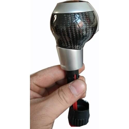 Carbon Fiber Style Gear Shift Knob DSG HandBall For VW Golf MK6 MK7 R Tiguan CC for A3 S4 RS6 A8 Q5 Q7 rs sq5