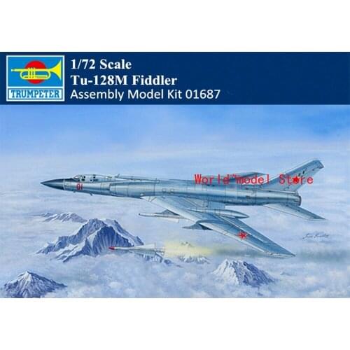 Trumpeter 01687 1/72 Scale Tu-128M Fiddler Aircraft Plastic Assembly Model Kit