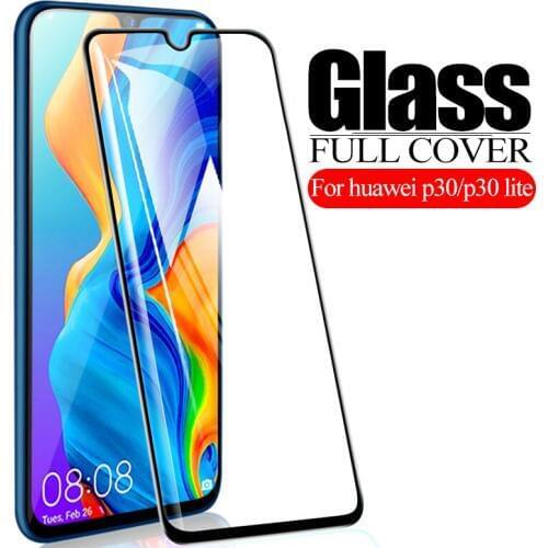 P30lite protective Glass For huawei p30 lite screen protector huawey huawe p30 light p 30 30lite p30lite tempered glass Film