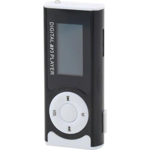 Card Insertion Light Clip With Screen Mp3 Digital Music Playing Clip Outside Sound Belt Lamp Flashlight Mp3 Music Player