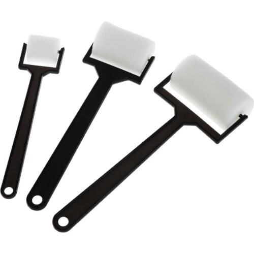 3Pcs White Sponge Paint Brushes Children Graffiti Roller Stamp Kids Painting Toy