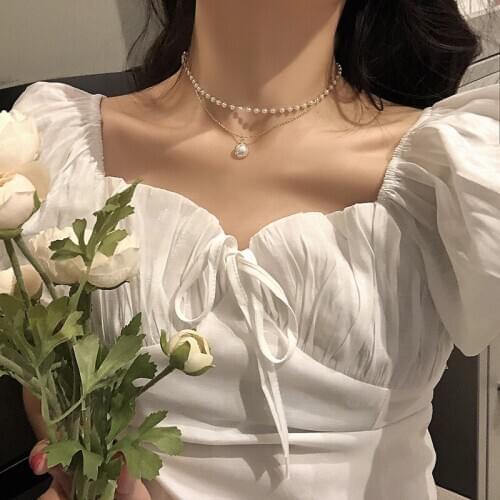 5 New Designs Of Women Necklace Fashion Crystal Heart Short Chain Choker Necklace For Women Girls Party Wedding Gift Wholesale