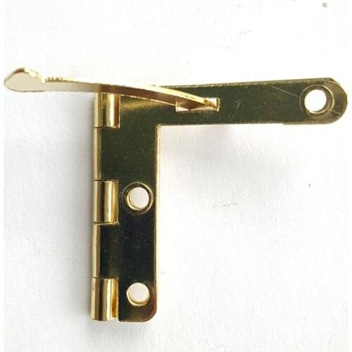 50pcs 30*33mm Brass Color Hinge Box Quadrant Hinge Small Box Hardware Accessories Wholesale Buckle