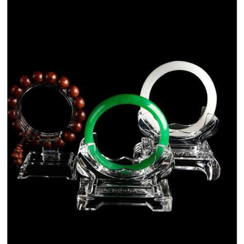 High-grade Acrylic Transparent Bracelet Frame Jewelry Display Stand Bead Bracelets Jade Display Stand