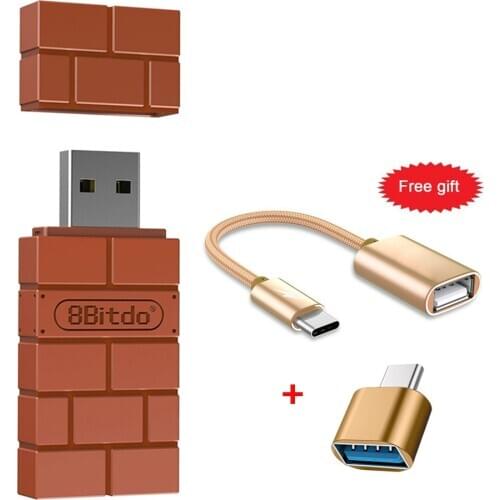 8BitDo USB Wireless Bluetooth Adapter For Windows Nintendo Switch for PS4 Controller for PS5 Xbox One Bluetooth Receiver