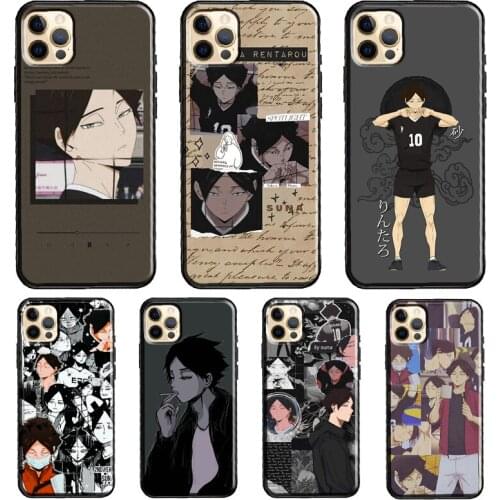 Rintaro Suna Haikyuu Funda Case For iPhone X XR XS MAX 12 Mini 11 Pro Max 5S 6S 8 7 Plus SE 2020 Cover Shell