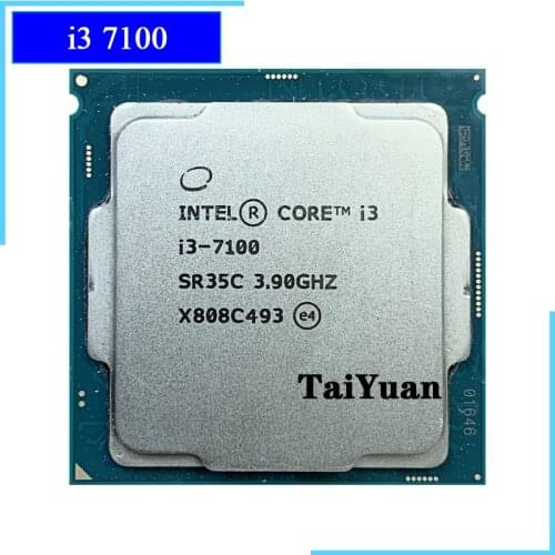 Intel Core i3-7100 i3 7100 3.9 GHz Dual-Core Quad-Thread CPU Processor 3M 51W LGA 1151