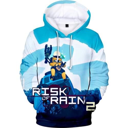 Childrens Hoodies New Risk Of Rain Hoodie Men/Women Sweatshirt Long Sleeve Casual Boys/girls Streetwear Game Risk Kids Clothes