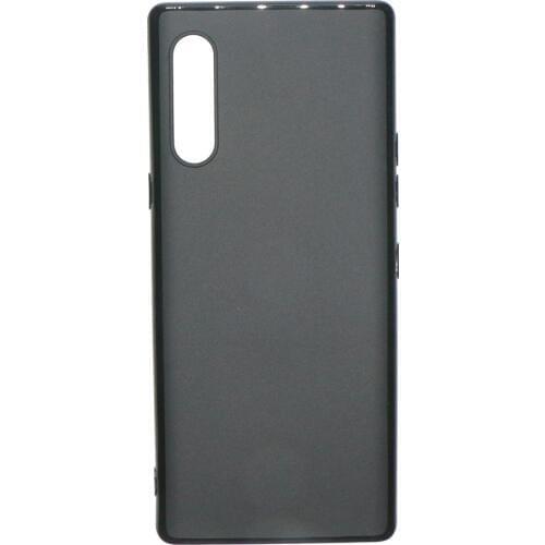 For LG Velvet G900N Phone Case Black Plain TPU Soft Silicone Back Protective Cover For LG Velvet G900EM Case Housing